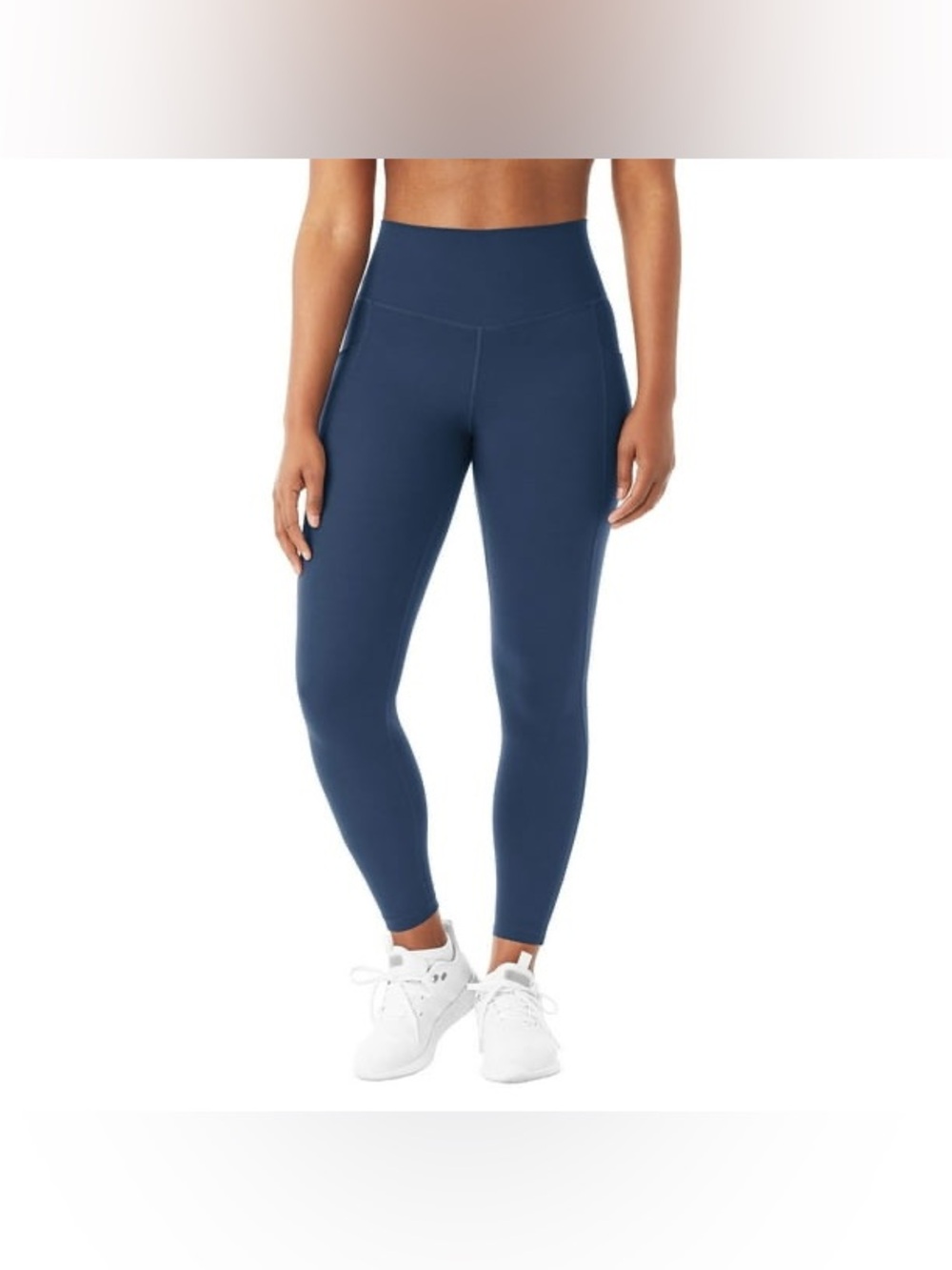 Member's Mark Women's Everyday High-Rise Ankle Leggings Navy Blue Size Medium